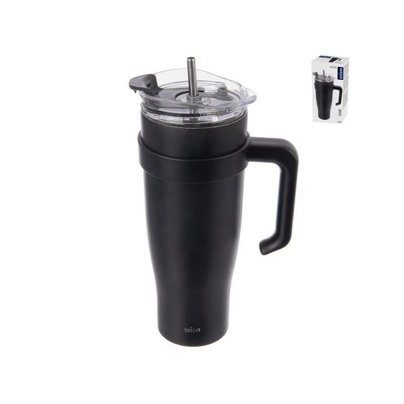 Termohrnček ORION Termo 1,2l Black