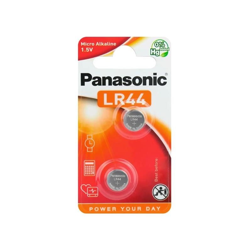 Batérie LR44 (A76) PANASONIC Cell Power alkalická 2ks / blister