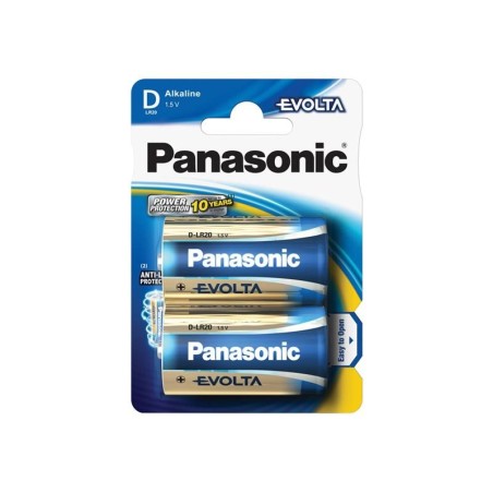 Batéria D (R20) alkalická PANASONIC Evolta 2ks / blister