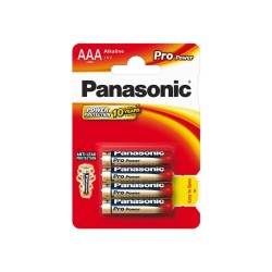 Batéria AAA (R03) alkalická PANASONIC Pro Power 4ks / blister