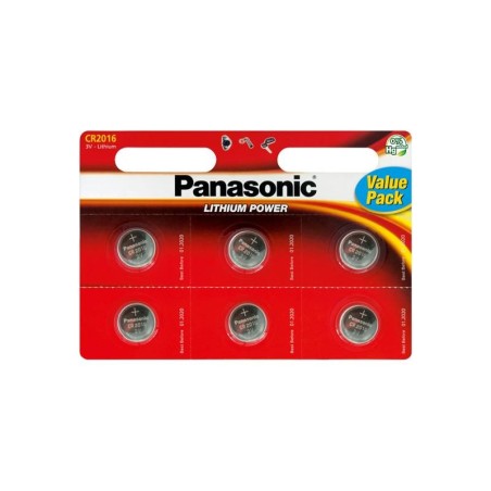 Batéria CR2016 PANASONIC lítiová 6ks / blister