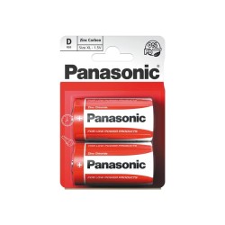 Batéria D (R20) Zn-Cl PANASONIC Red 2ks / blister