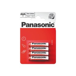 Batéria AAA (R03) Zn-Cl PANASONIC Red 4ks / blister