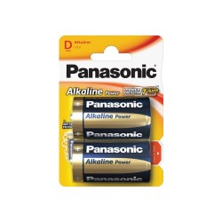 Batéria D (R20) alkalická PANASONIC Alkaline Power 2ks / blister