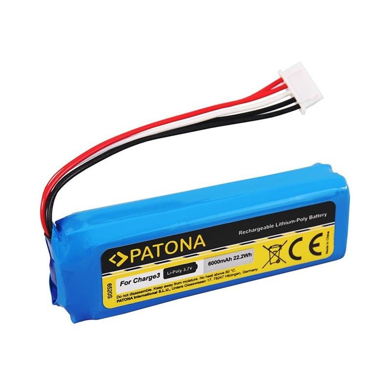 Batéria pre reproduktory JBL Charge 3/2016+ 6000mAh Li-Pol 3,7V PATONA PT6520