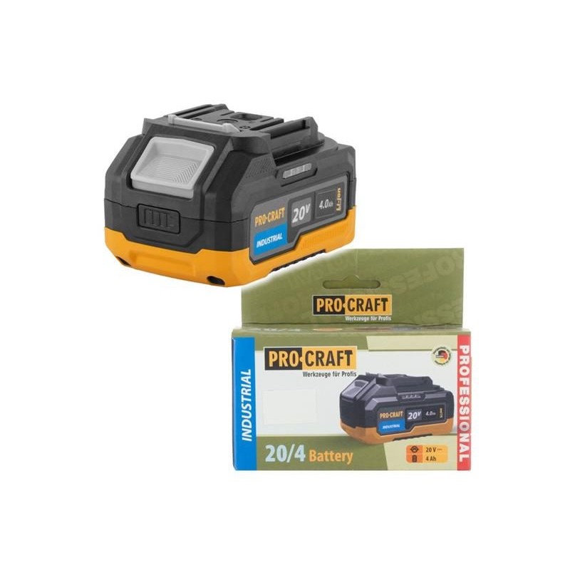 Batéria PROCRAFT Industrial 20V 4000mAh 20/4