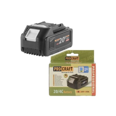 Batéria PROCRAFT 20V 4000mAh 20/4C