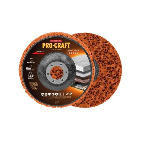 Brúsny kotúč Clean & Strip 125mm PROCRAFT SD-O125