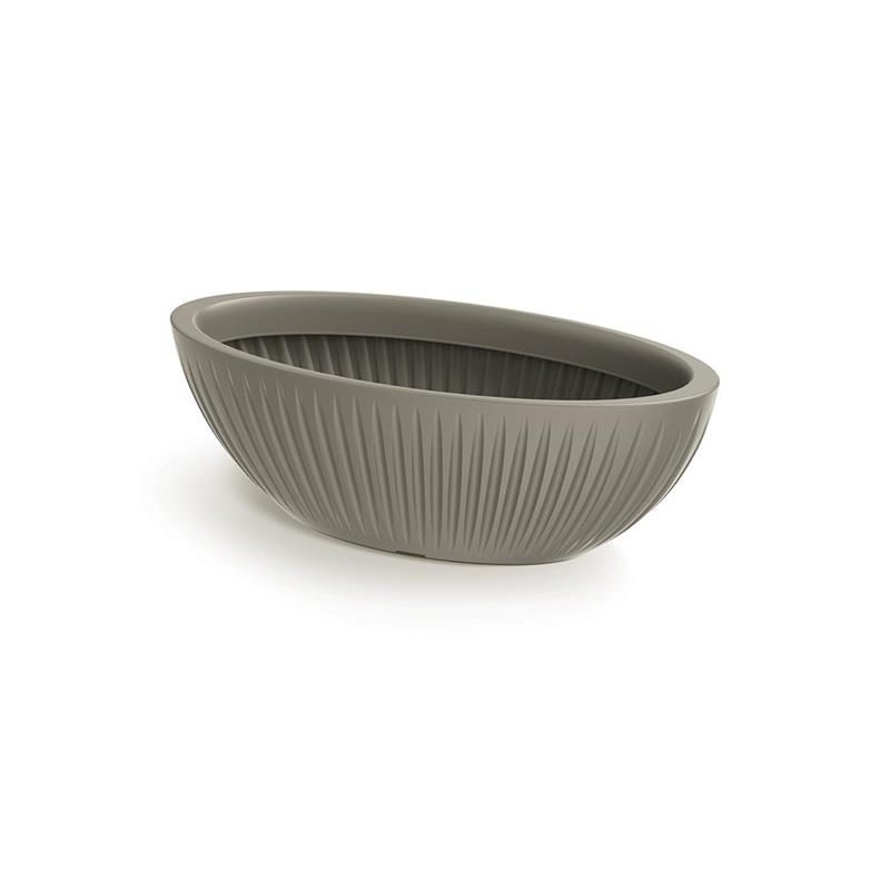 Kvetináč LATIA OVAL mocca 58cm