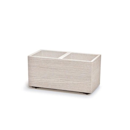 Kvetináč MADERA CASE ECO WOOD biely 57,7cm