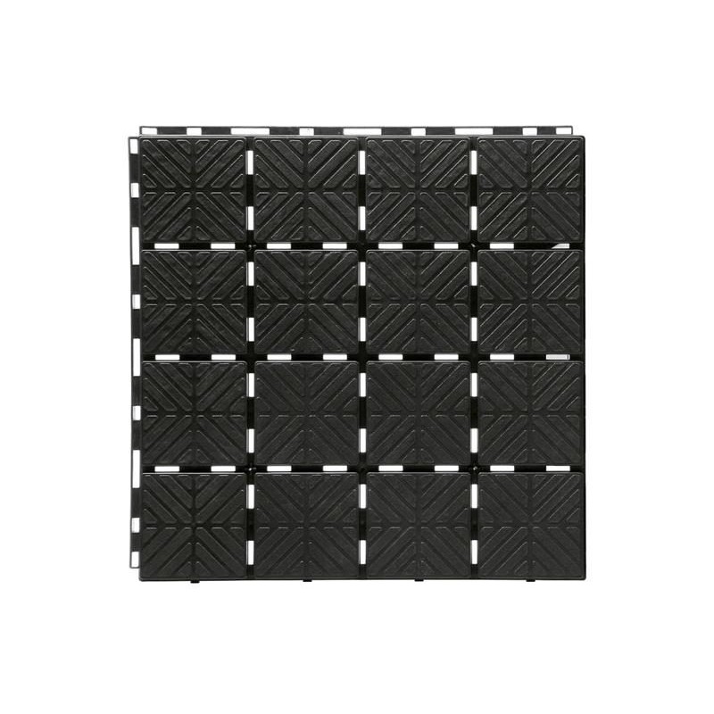 Dlaždice záhradné EASY SQUARE čierna 40x40cm - 1,5m2
