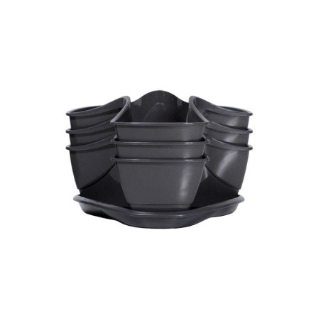 Kvetináč na bylinky COUBI HERBAL grafit 29,5x29,5x38cm