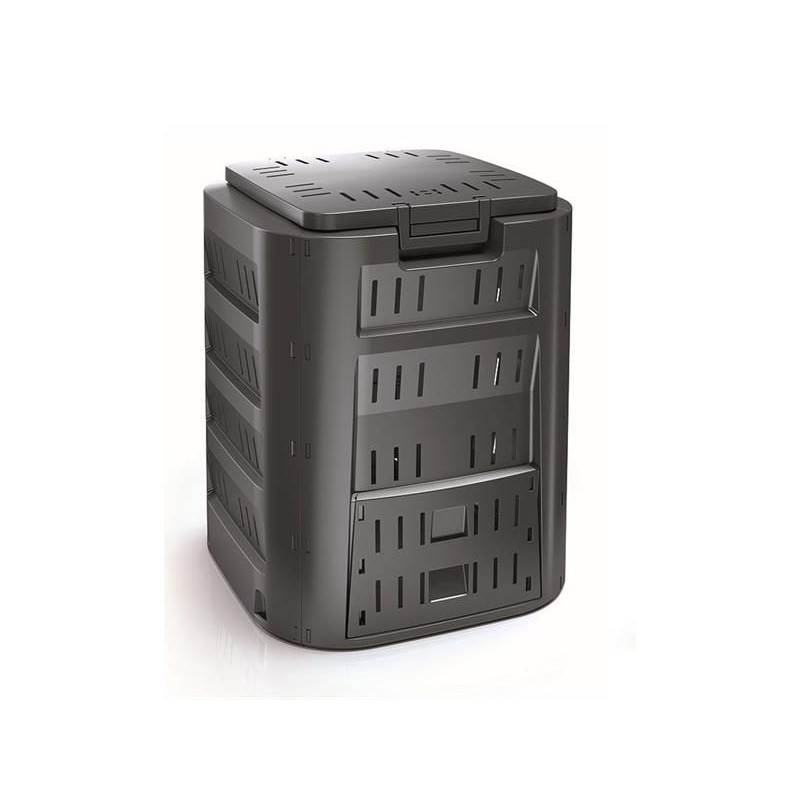 Kompostér záhradný COMPOGREEN 320l čierny