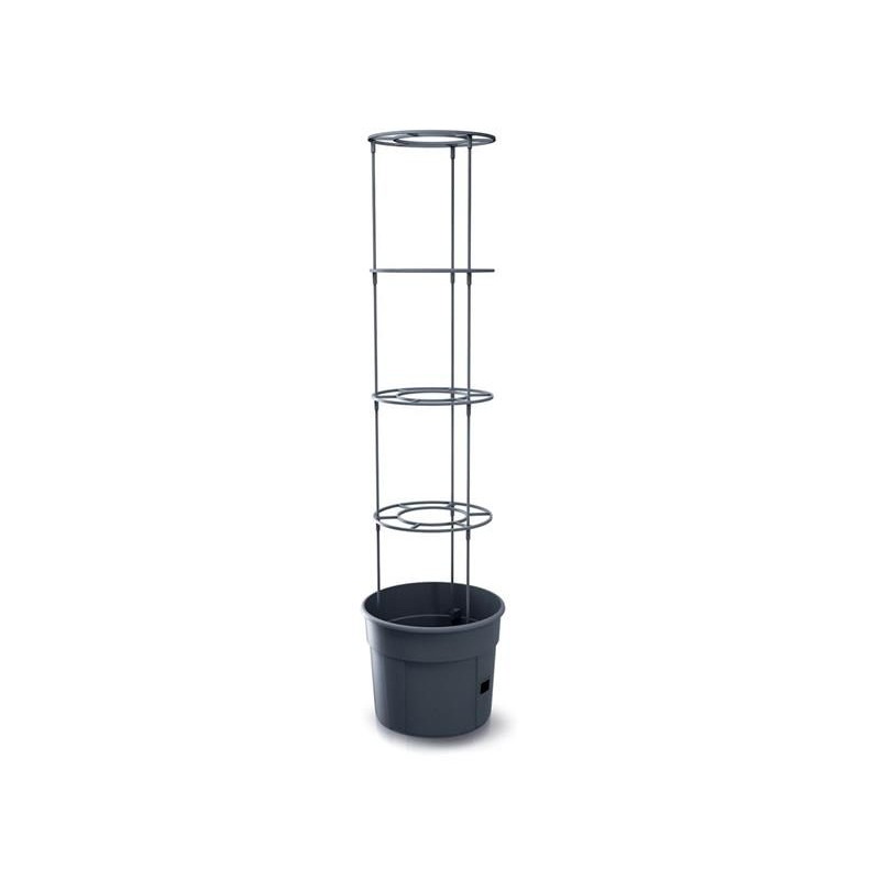 Kvetináč na pestovanie paradajok TOMATO GROWER antracit 29,5cm