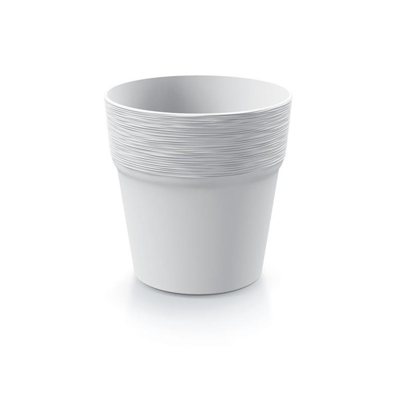 Kvetináč FURU biely 12cm