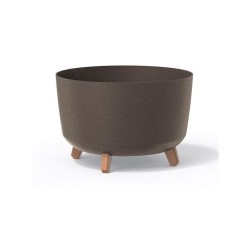Kvetináč GRACIA STANDARD ECO WOOD kávový 23,5cm