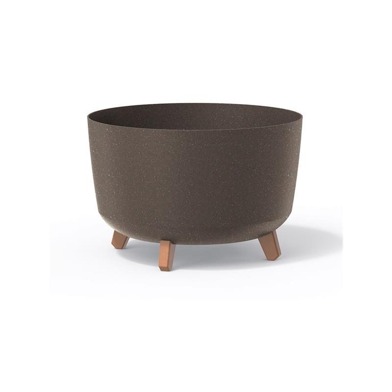 Kvetináč GRACIA STANDARD ECO WOOD kávový 23,5cm
