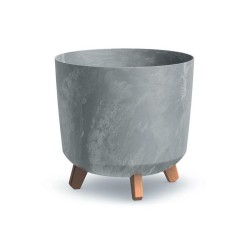Kvetináč GRACIA TUBUS BETON EFFECT sivý 29,8cm