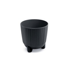 Kvetináč RYFO N antracit 10,7cm