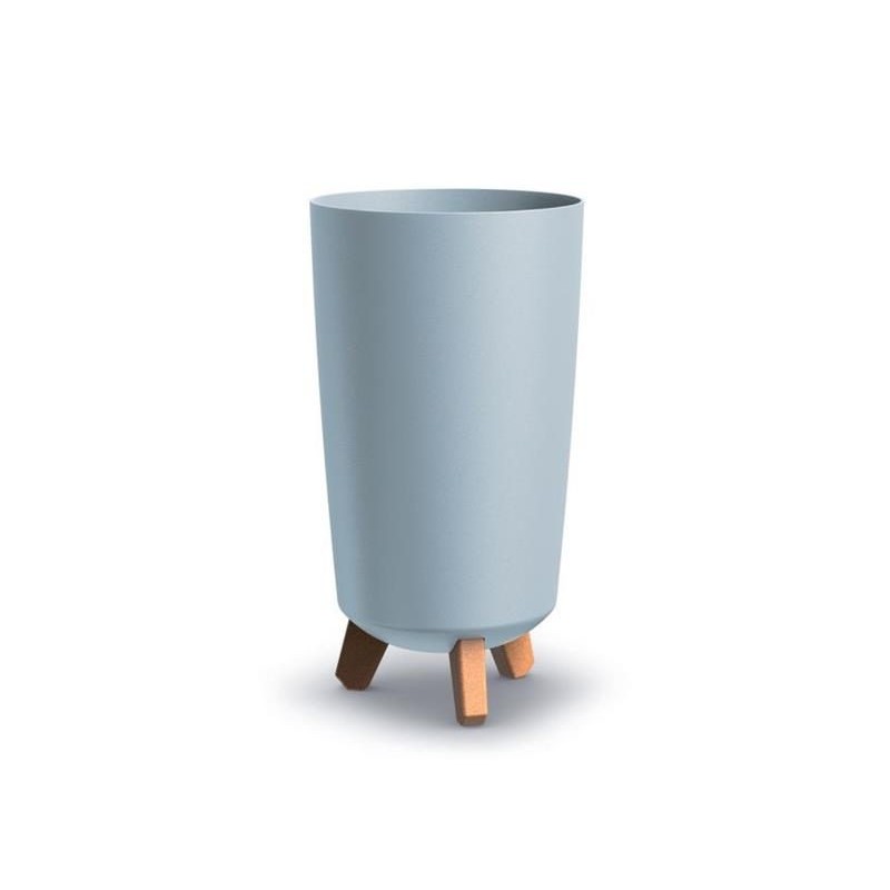 Kvetináč GRACIA TUBUS SLIM svetlo šedý 19,5 cm