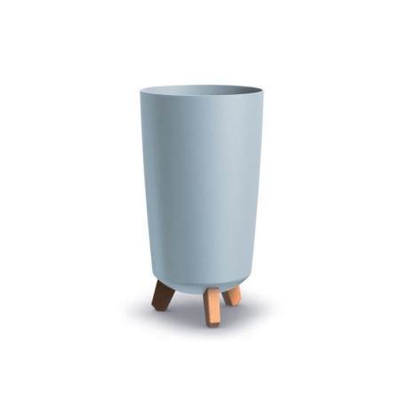 Kvetináč GRACIA TUBUS SLIM svetlo šedý 19,5 cm