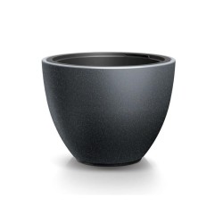 Kvetináč HEOS ECO WOOD antracit 29,8cm