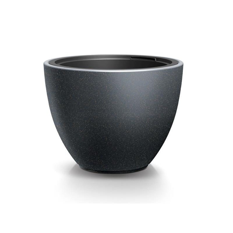 Kvetináč HEOS ECO WOOD antracit 29,8cm
