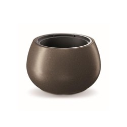 Kvetináč HEOS ECO WOOD kávový 37cm
