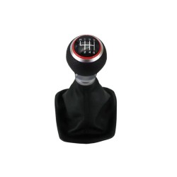 Radiaca páka s manžetou Škoda Octavia II 2004 - 2013 S-Line Red 6-stupňová prevodovka Red