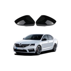 Kryty zrkadiel Škoda Octavia MK3 2017 - 2019 čierne lesklé