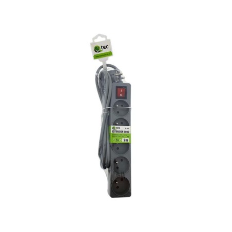 Predlžovací kábel 5 zásuviek 2m QTEC Q-394F s vypínačom