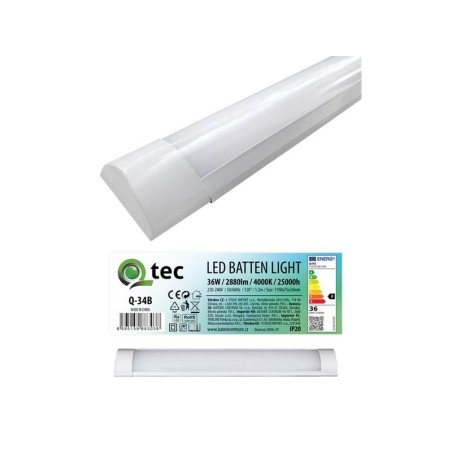 Svietidlo pod linku QTEC Q-34B 36W LED BATTEN LIGHT