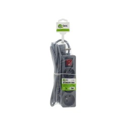 Predlžovací kábel 3 zásuvky 3m QTEC Q-396F s vypínačom