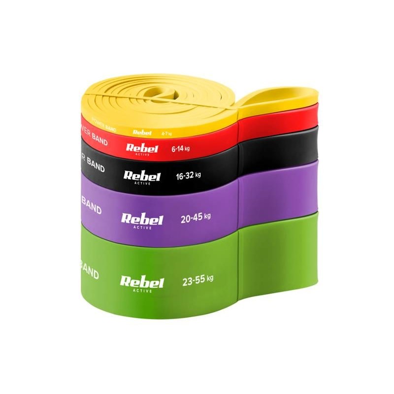 Guma posilňovacia REBEL Power Band PTs-1 4-55kg 5ks