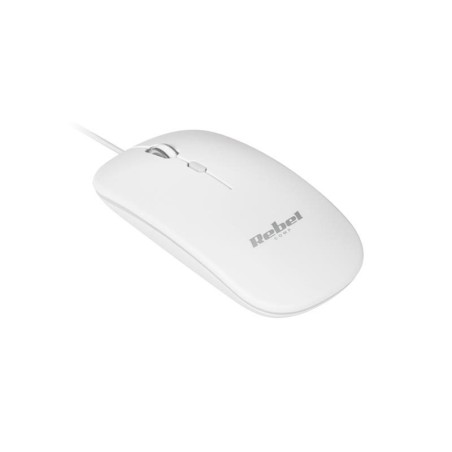 Myš drátová REBEL WDM210 White