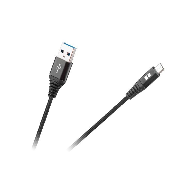 Kábel REBEL RB-6000-050-B USB/Micro USB 0,5m Black