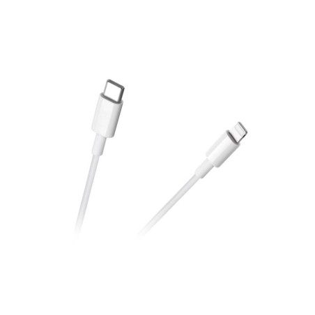 Kábel REBEL RB-6009-100-W USB-C/Lightning 1m White