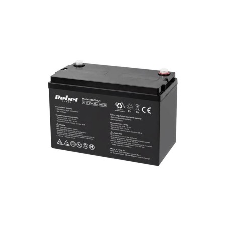 Batéria olovená 12V 100Ah REBEL BAT0421