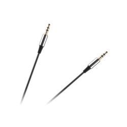Kábel REBEL RB-6008-100-B JACK 3.5 konektor/JACK 3.5 konektor 1m