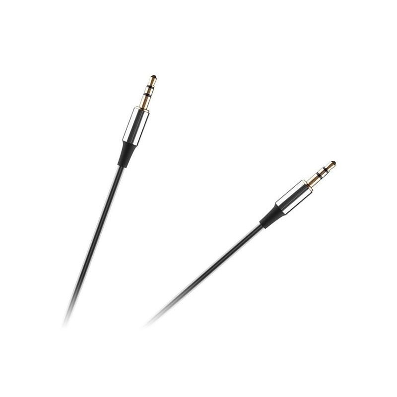 Kábel REBEL RB-6008-100-B JACK 3.5 konektor/JACK 3.5 konektor 1m
