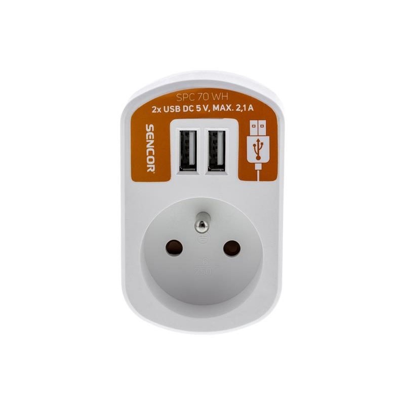 Zásuvka RETLUX RPC 70 White
