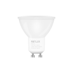 Žiarovka LED GU10 5W biela teplá RETLUX REL 37 4ks