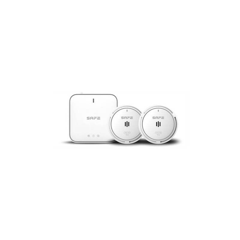 Detektor dymu SAFE SET FIRE BASIC set 3ks