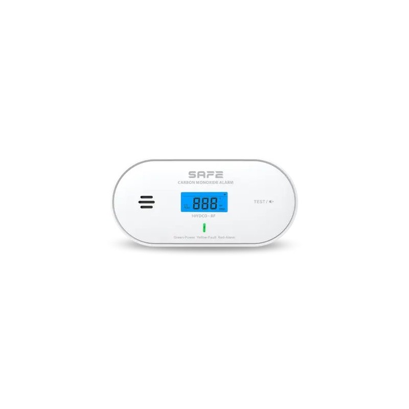 Detektor oxidu uhoľnatého SAFE 10YDCO-RF