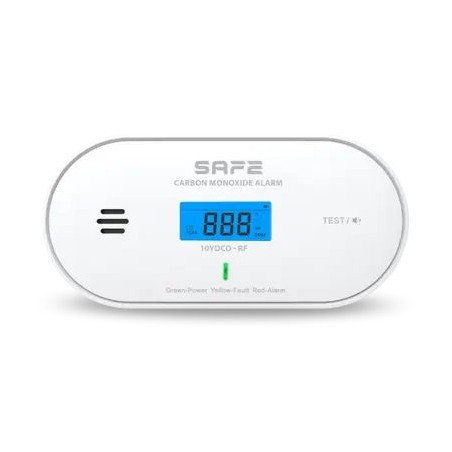 Detektor oxidu uhoľnatého SAFE 10YDCO-RF