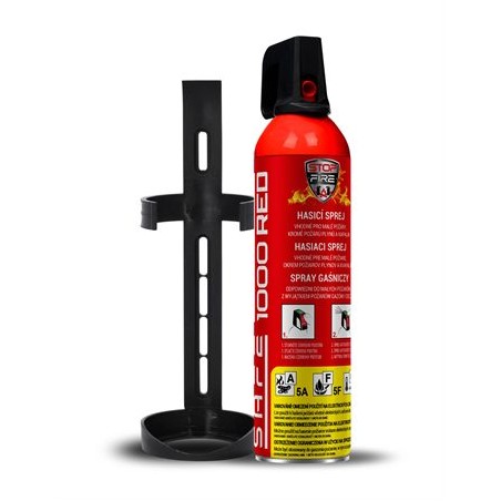 Hasiaci sprej SAFE 1000 RED 1000ml peny + držiak 100C