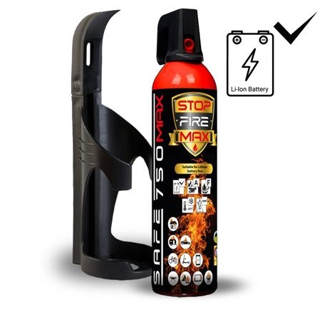 Hasiaci sprej SAFE MAX 750ml penový + držiak 75C