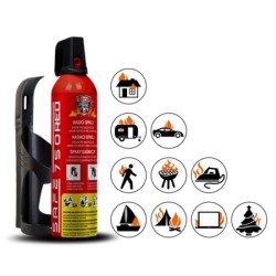 Hasiaci sprej SAFE 750 RED 750ml peny + držiak 75C