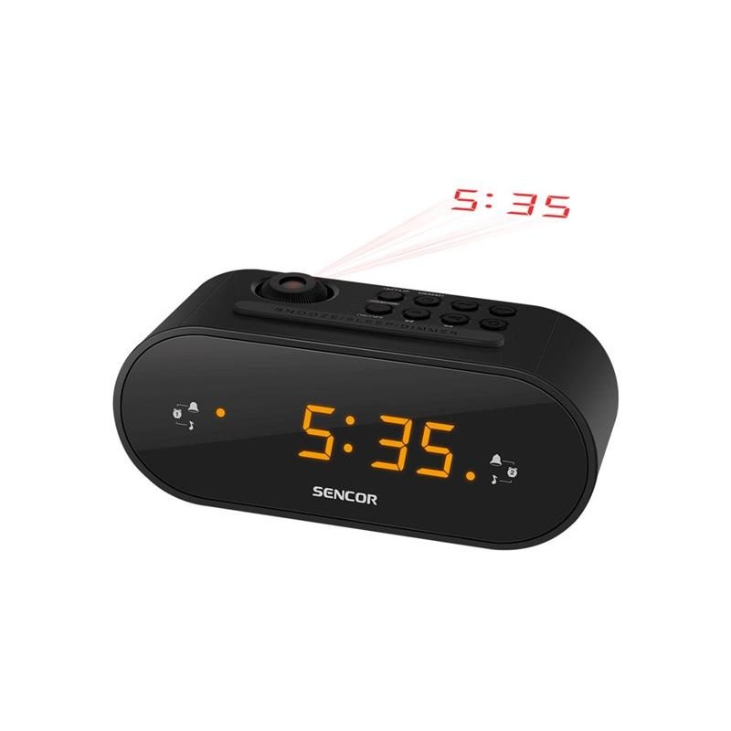 Rádiobudík SENCOR SRC 3100 B Black projekční
