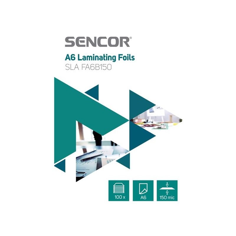 Fólie laminovacie SENCOR SLA FA6B150 A6 150mic 100ks
